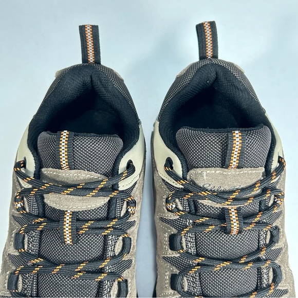 New Eddie Bauer Trail Hiking Outdoor Sneaker Leather Brown/ Orange Shoe; Men’s 8 - Picture 12 of 16